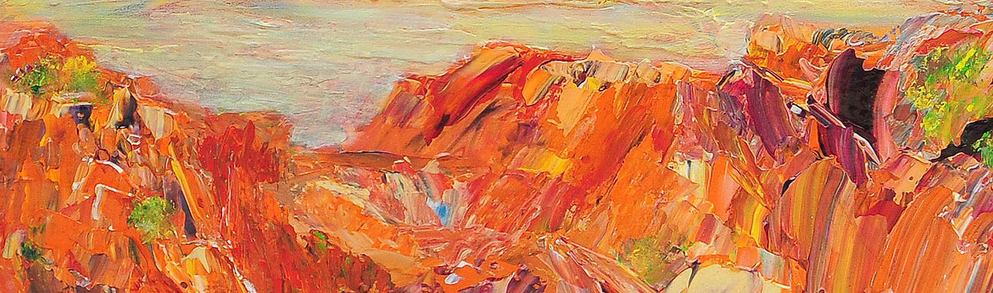 Australian Painting - Ida Ernhardt, Outback, Australia